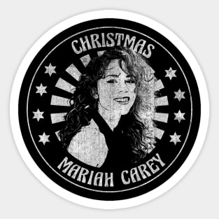 Vintage Mariah Carey Christmas 90s Sticker